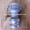 Aluminum reducing camlock coupling part DA